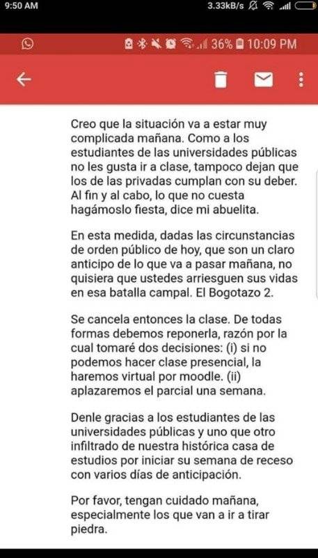 Correo profesor
