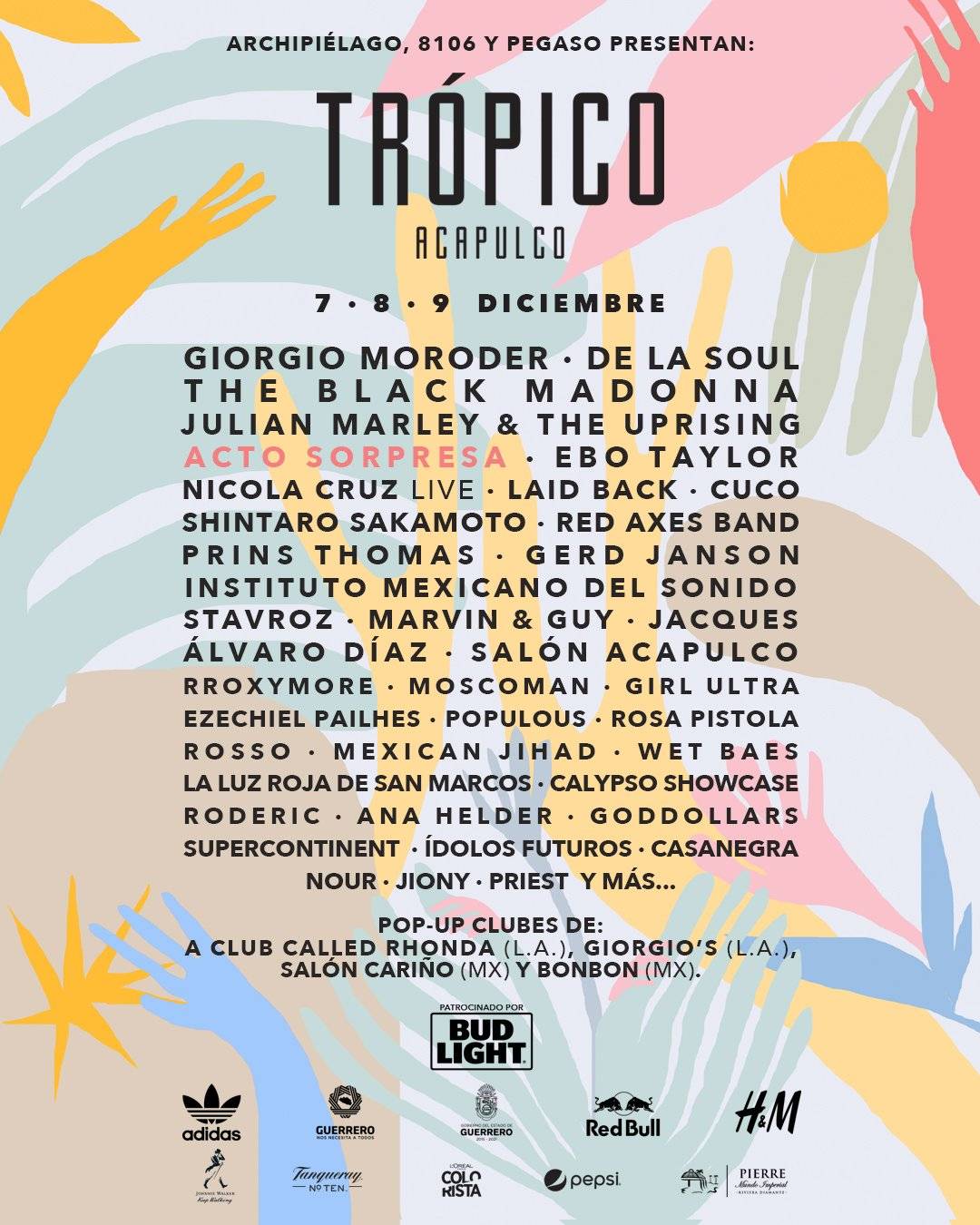 Festival Trópico 2018, se realizará el 7, 8 y 9 de diciembre