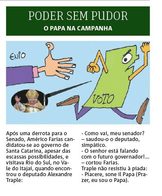 papa na campanha