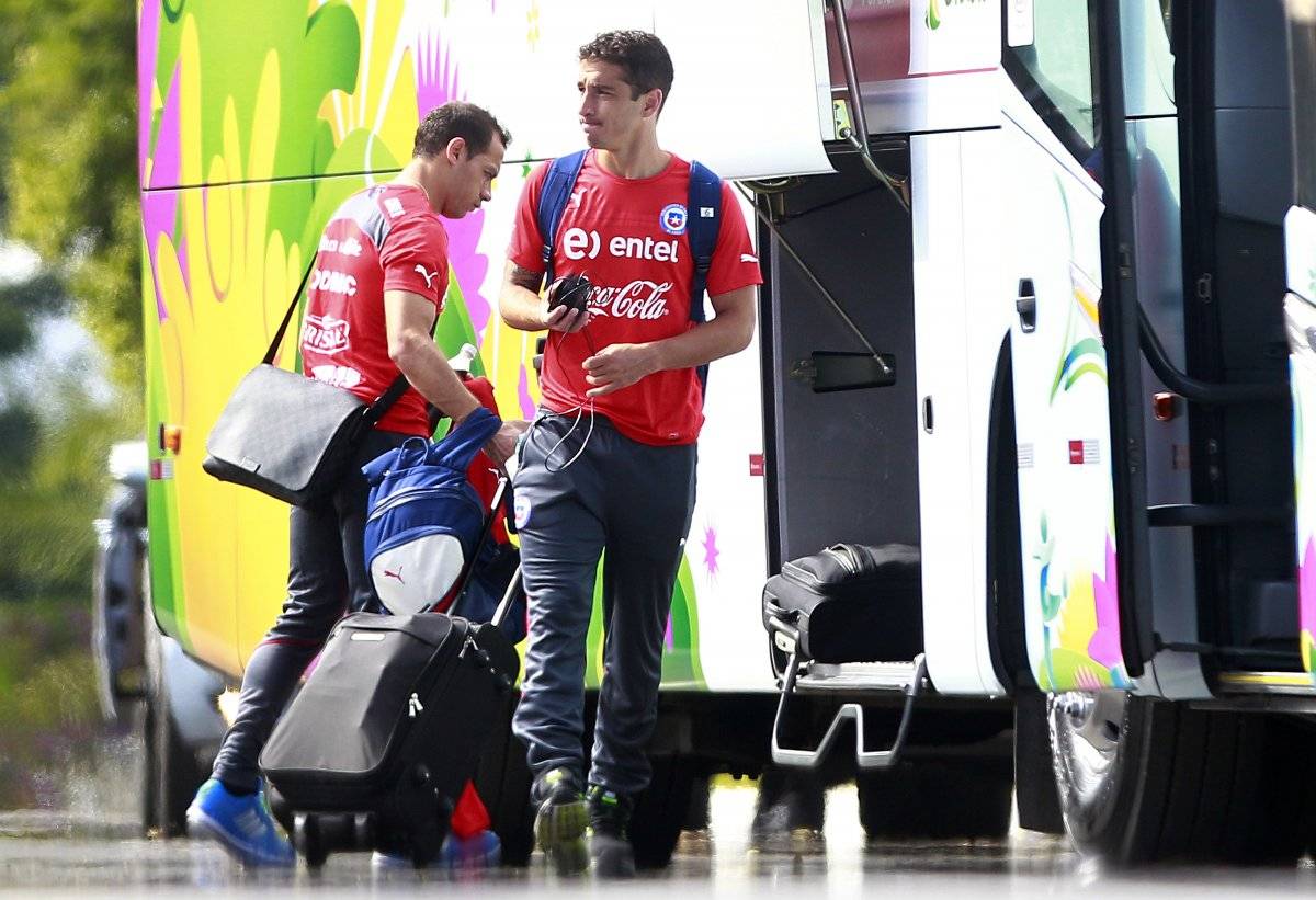 Carmona y Díaz, dos que ya no están en la Roja / imagen: Agencia UNO