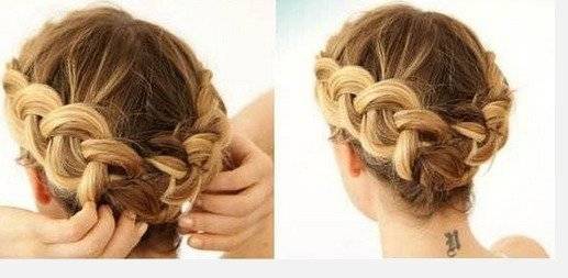 Trenza con recogido