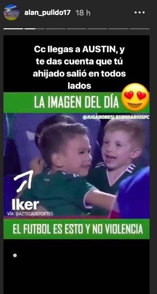 Iker, ahijado de Alan Pulido