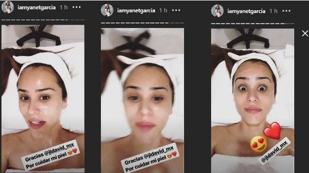 Foto de Yanet García sin maquillaje