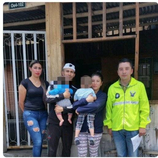 Localización de madre y su hijo