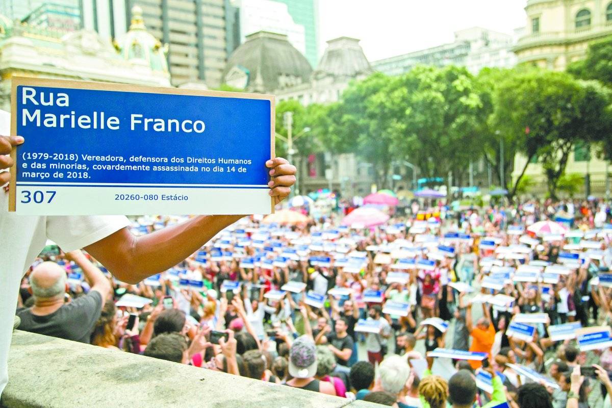 Marielle Franco placas