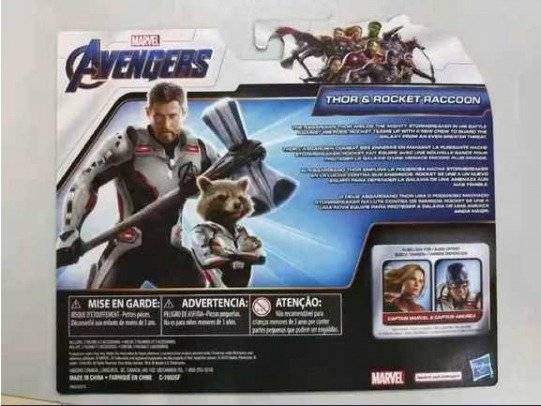 Thor y Rocket Raccoon con nuevos trajes en figuras de acción