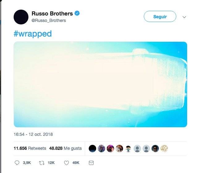 Los hermanos Russo han sacado a la luz una fotografía nada reveladora.