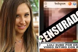Luli comparte accidentalmente video íntimo junto a su pololo