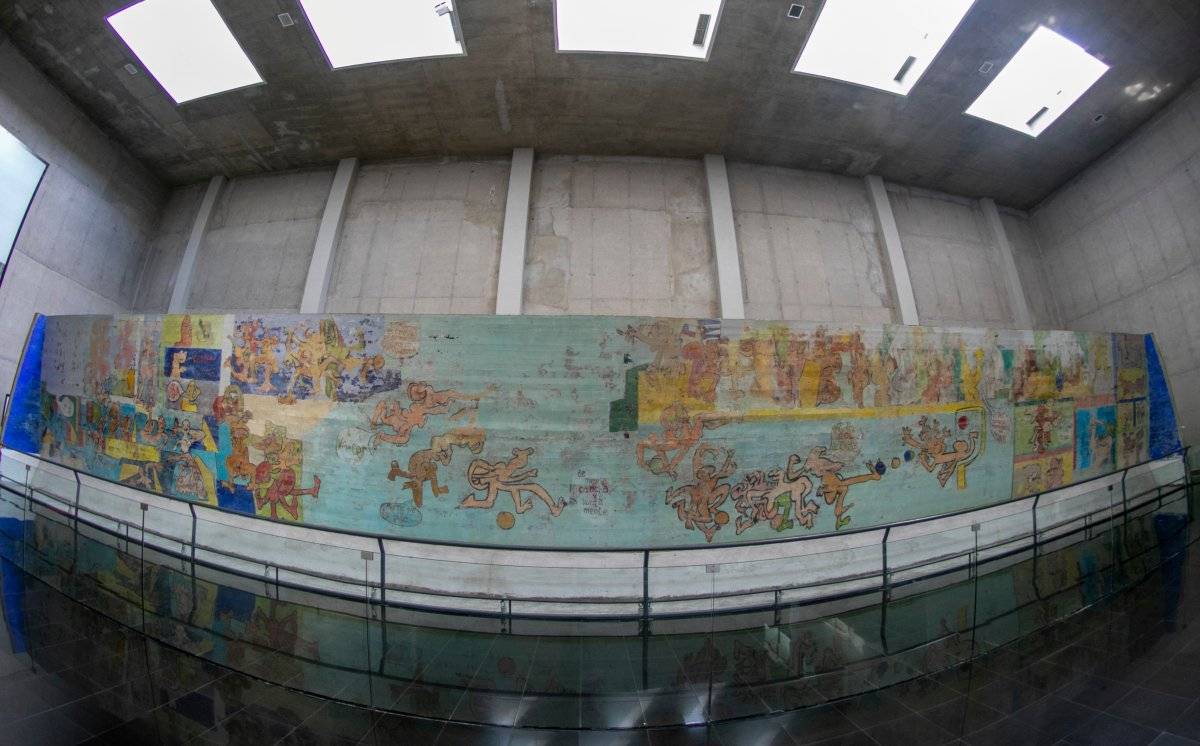 Mural El primer gol del pueblo chileno