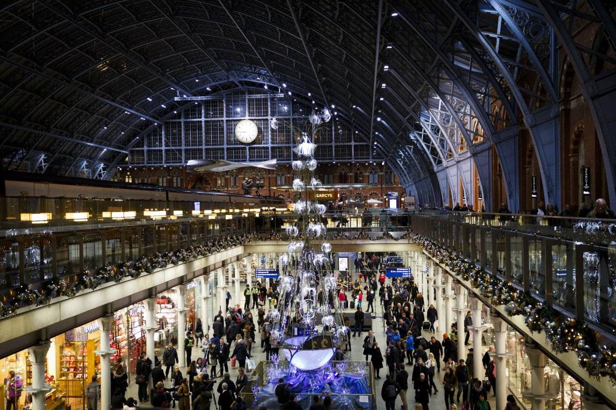 Estação St. Pancras, em Londres (Reino Unido)