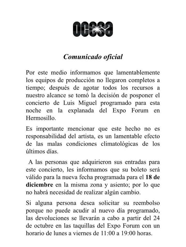 comunicado