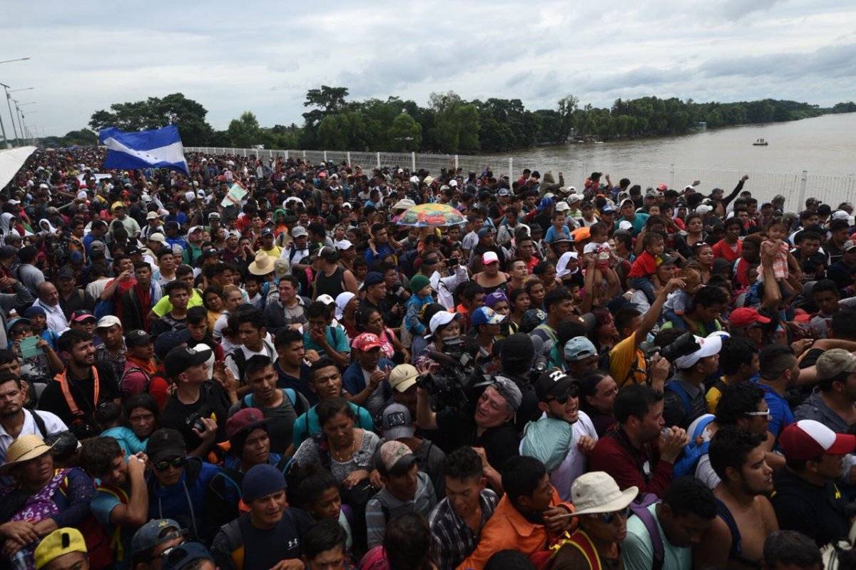 caravana de migrantes hondureños llega a México