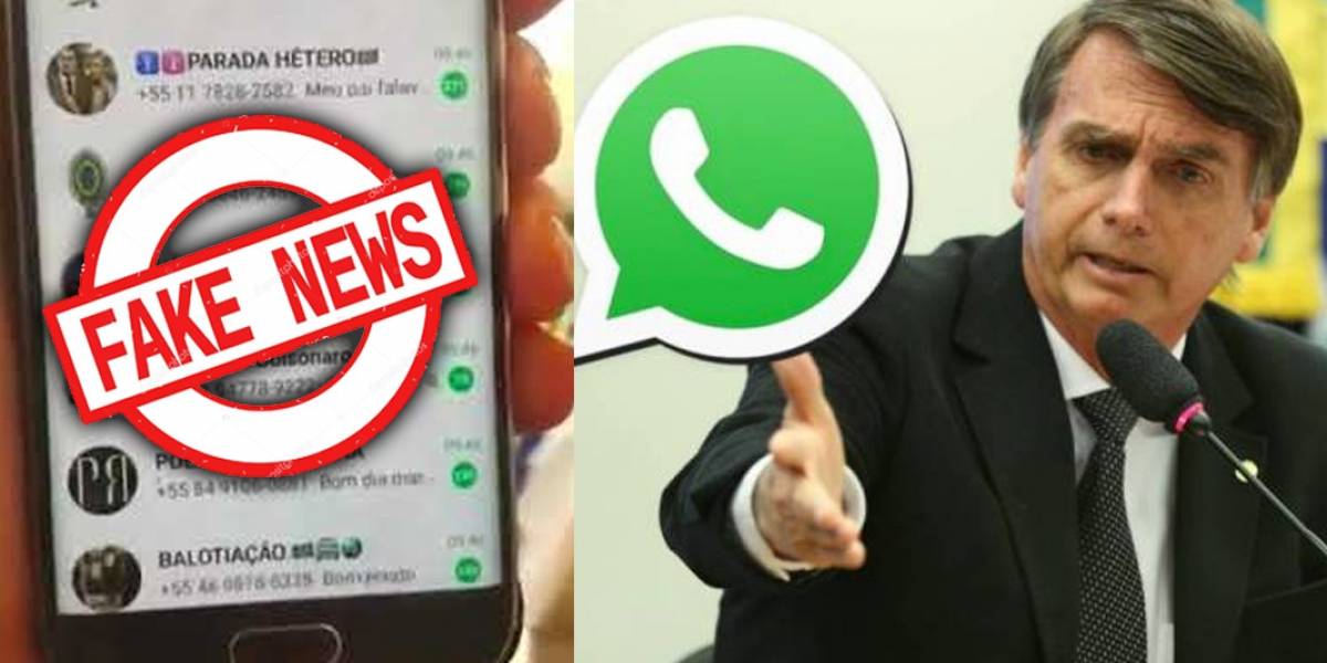 Ola de noticias falsas inundan las redes sociales en favor de Bolsonaro