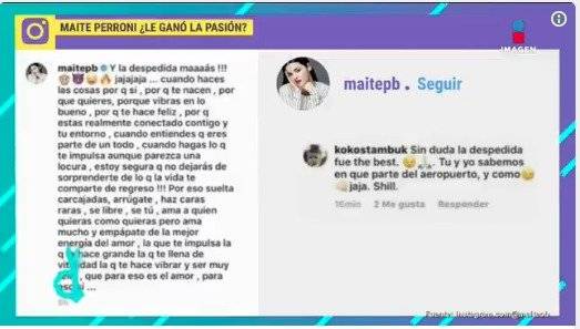 Maite Perroni mensajes