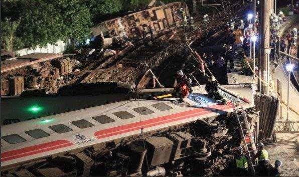 Taiwán Al menos 22 muertos y 171 heridos en accidente de tren Twitter