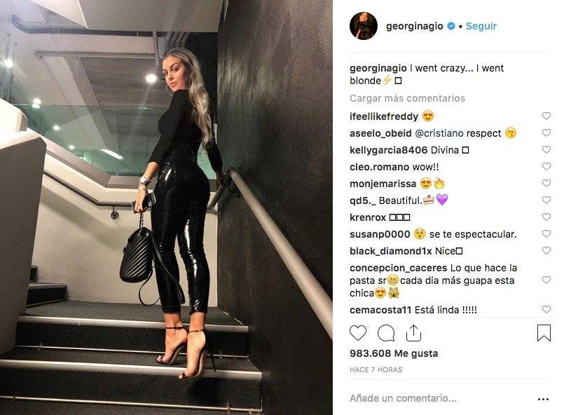 Impresionante cambio de look de novia de Cristiano Ronaldo