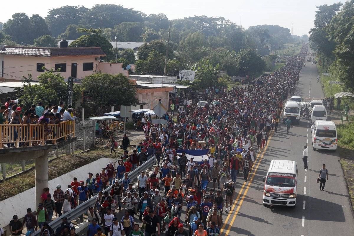 Migrantes hondureños