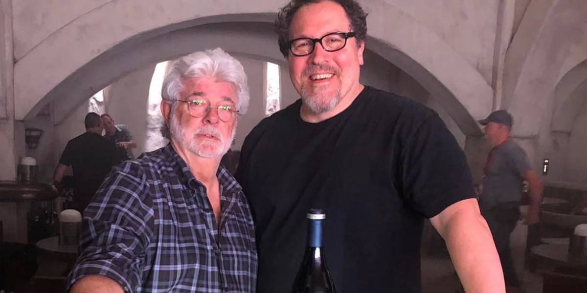 George Lucas no se resiste y visita el set de The Mandalorian