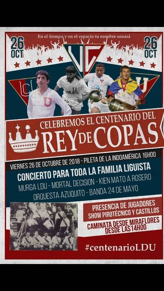 Caminata y artistas invitados por el Centenario de Liga de Quito
