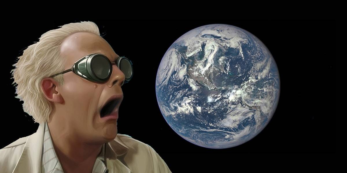 Así luce la Tierra a 43 millones de kilómetros de distancia