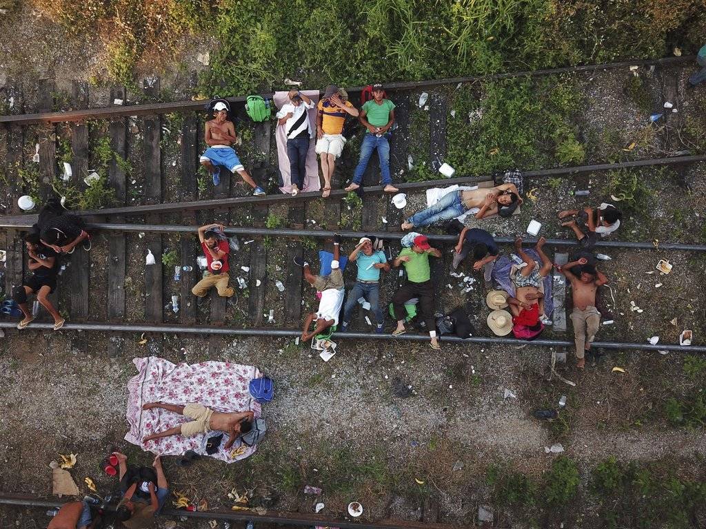 Caravana de migrantes hondureños