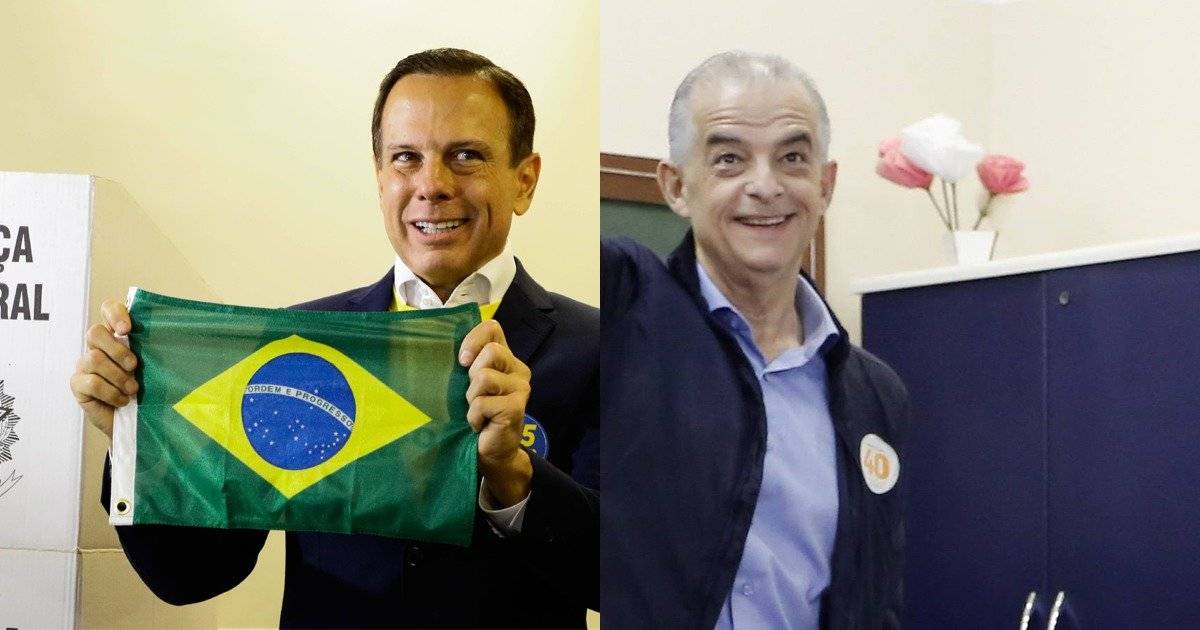 João Doria e Márcio França segundo turno
