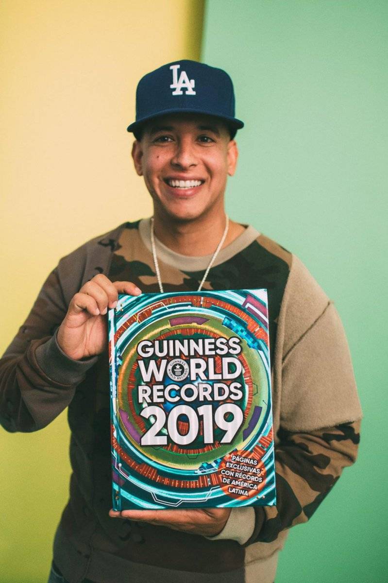 Daddy Yankee recibe 10 récords Guinness por "Despacito" y su éxito en Spotify