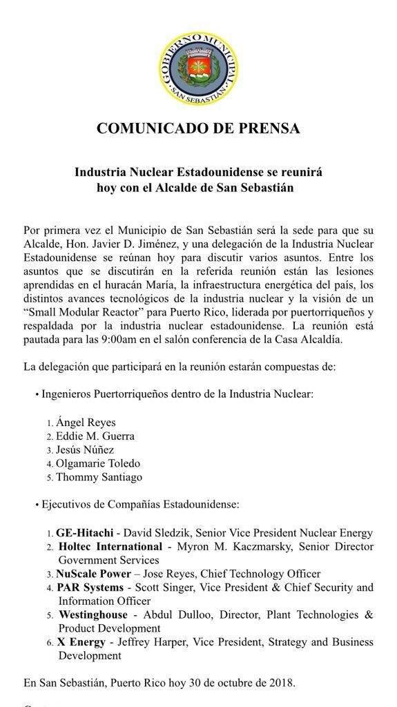 Asistentes a la reunión con el alcalde de San Sebastián con energía nuclear. Suministrada