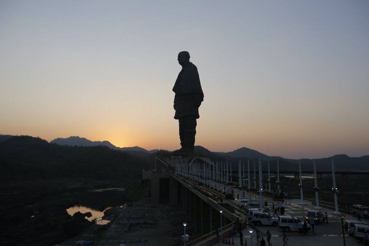 Estatua en la India