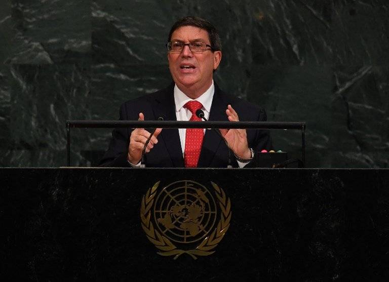 Bruno Rodríguez, canciller cubano