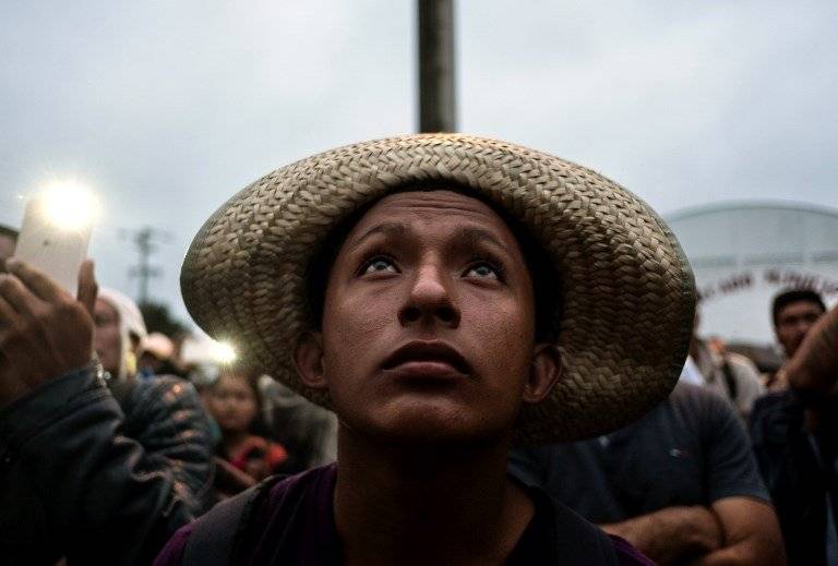 Migrantes hondureños