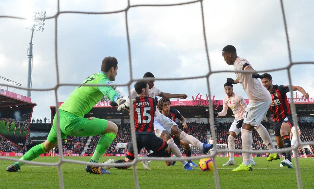 Cone este gol el United sentenció el juego