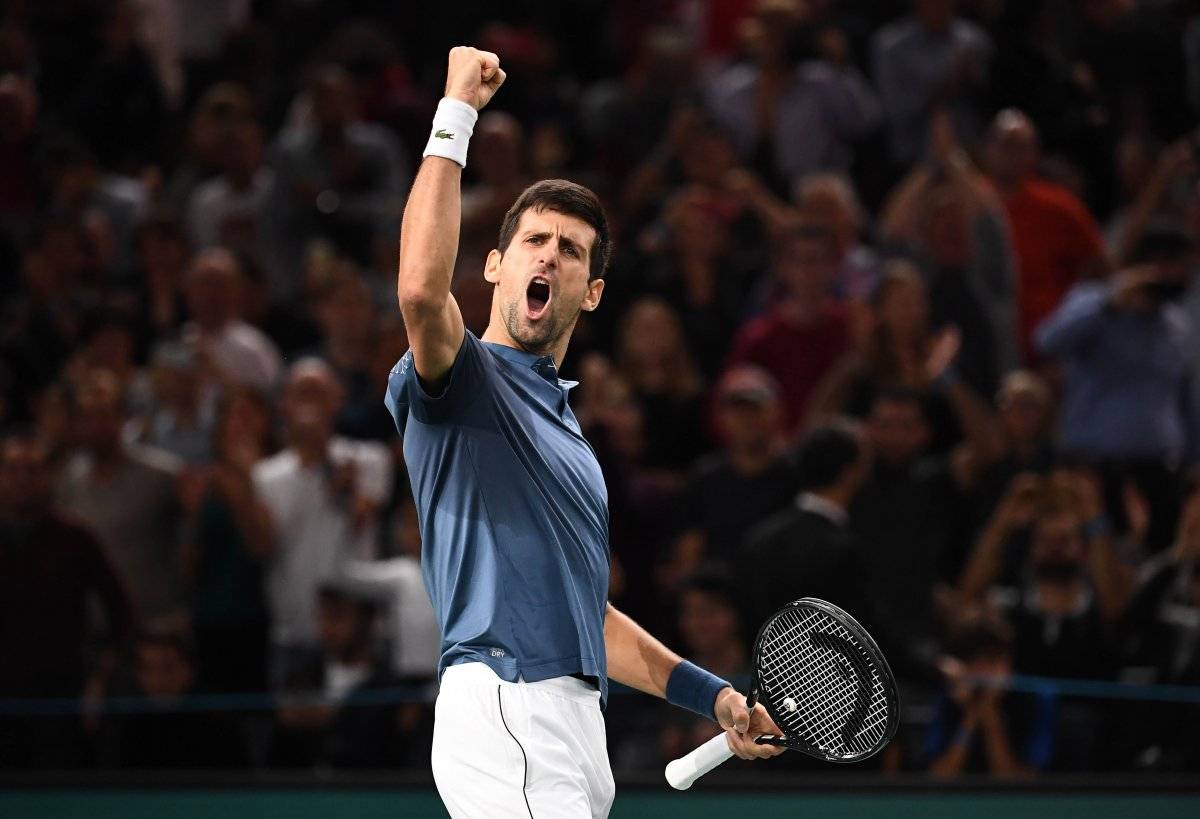 Djokovic festejó con todo su triunfo