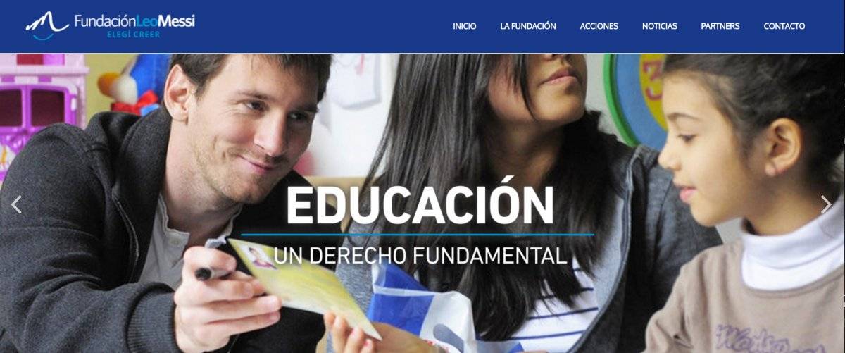 La Fundación de Messi está vista como pantalla para el lavado de dinero