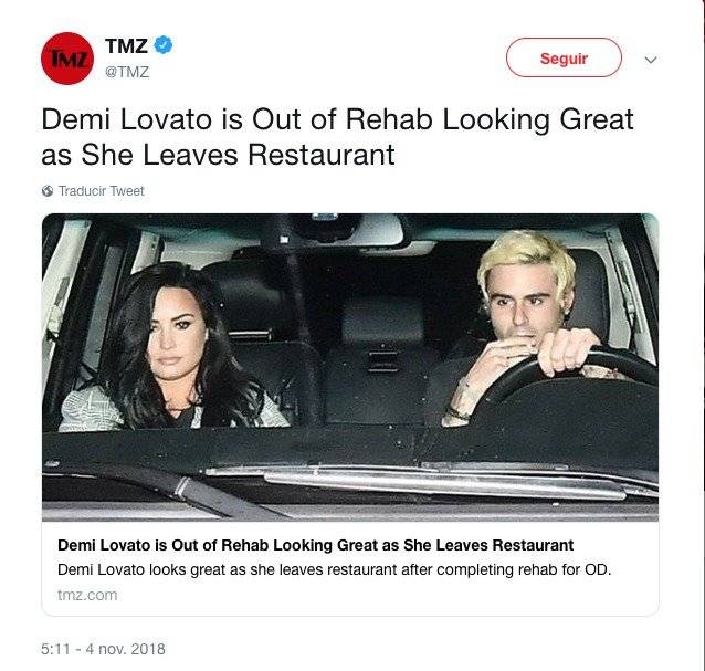 La foto de Demi Lovato tras pasar tres meses en rehabilitación