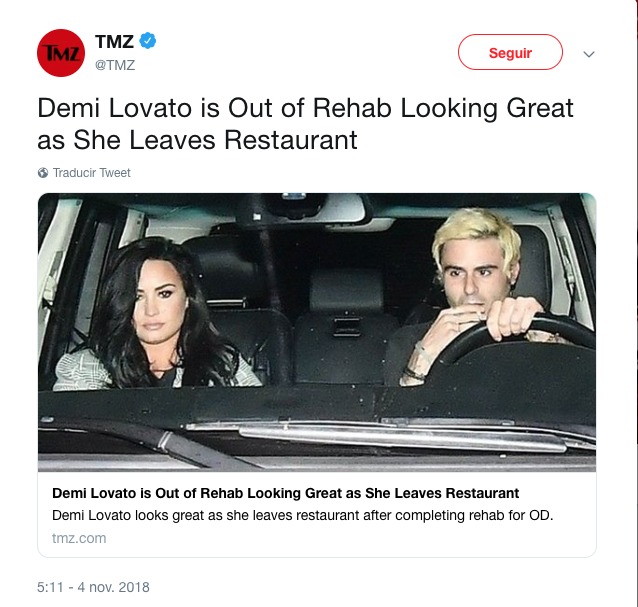 La foto de Demi Lovato tras pasar tres meses en rehabilitación