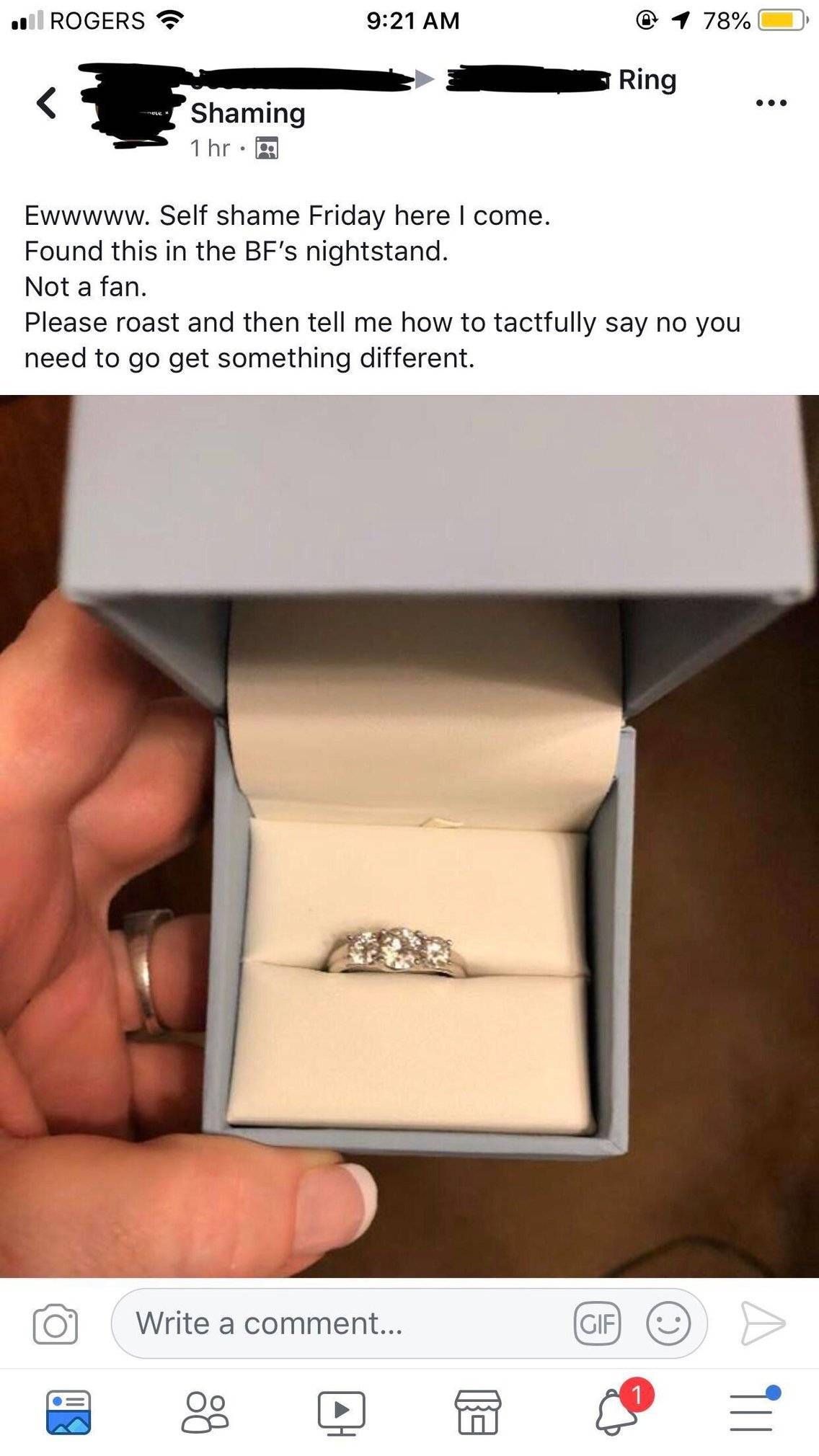 anillo de compromiso