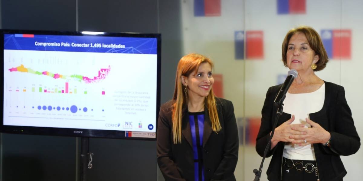 Anuncian el primer mapa nacional de infraestructura digital para Chile