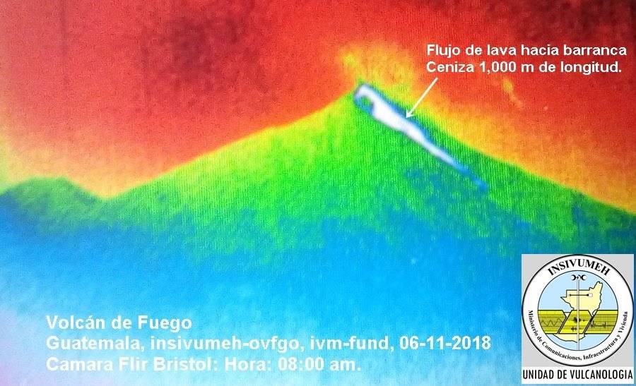 volcán de Fuego inicia la cuarta erupción del 2018