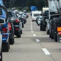Tapón en el expreso 22 tras cuatro accidentes reportados por la Policía