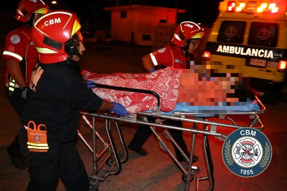 mujer herida por bala perdida en zona 21
