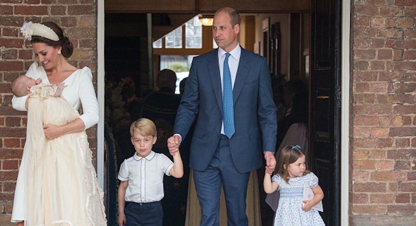 William y Kate junto con sus hijos