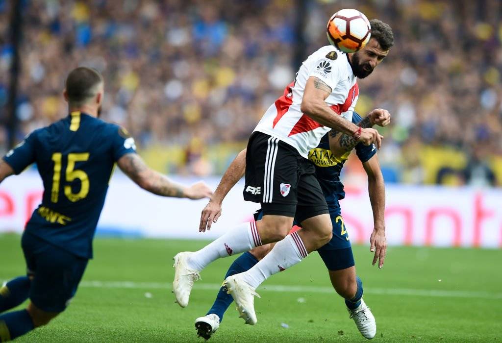 Lucas Pratto destacó en la final de la Libertadores por luchar cada pelota / Foto: Getty Images