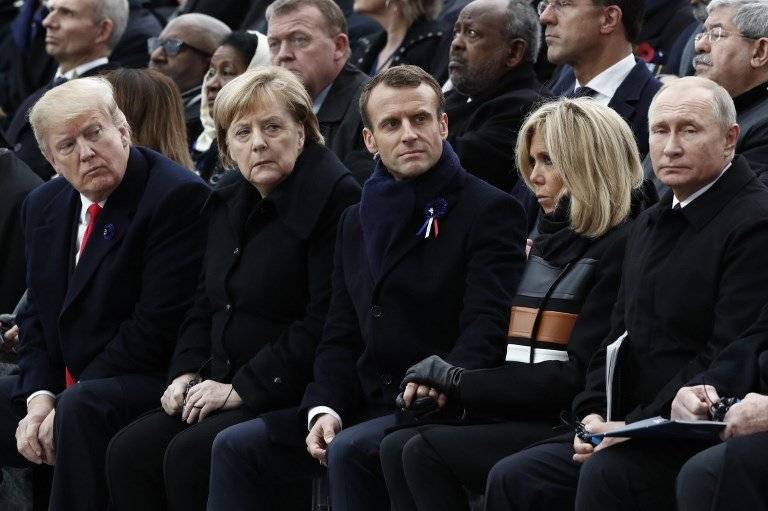 Reunión de líderes mundiales en París