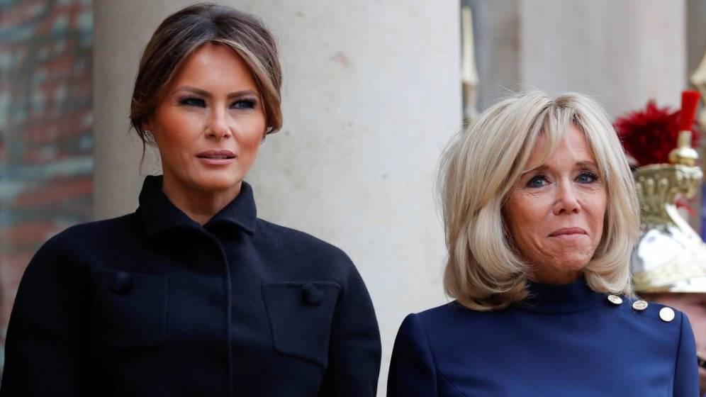 melania y macron