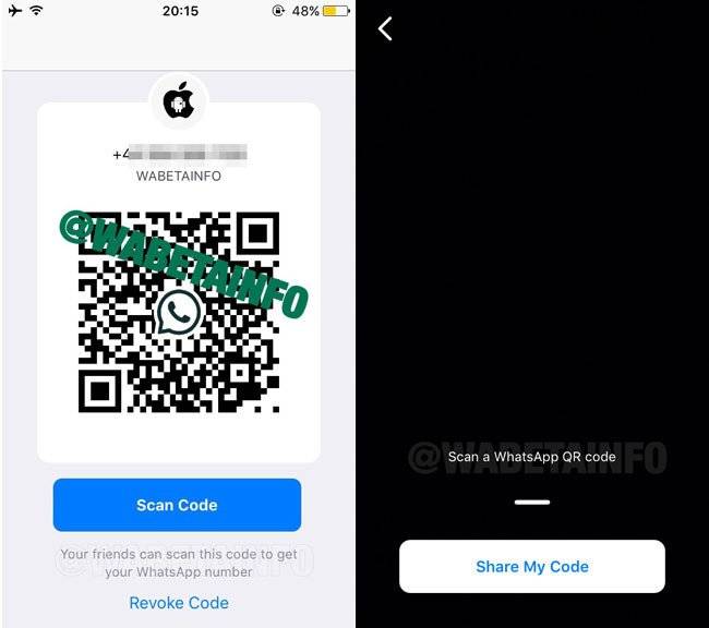 WhatsApp permitirá código QR