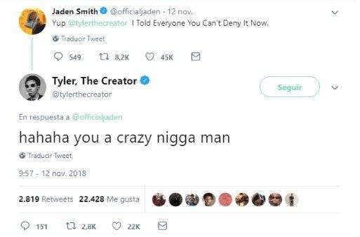 Jaden Smith declara que es novio de un rapero famoso