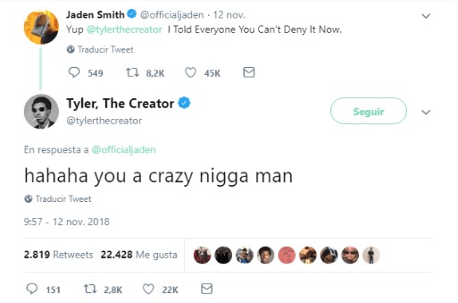 Jaden Smith declara que es novio de un rapero famoso Jaden Smith declara que es novio de un rapero famoso