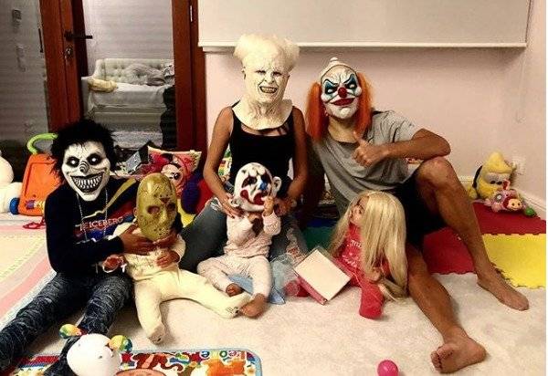 Georgina Rodríguez, Cristiano Ronaldo y sus hijos