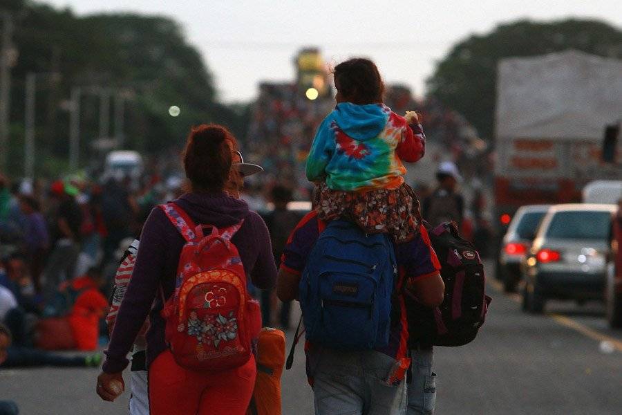 Emigrantes hondureños
